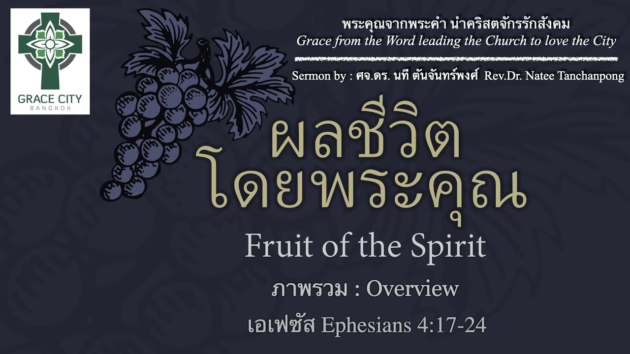ผลชีวิตโดยพระคุณ: ภาพรวม
